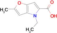 4-ethyl-2-methyl-4H-furo[3,2-b]pyrrole-5-carboxylic acid