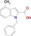 1-benzyl-4-methyl-1H-indole-2-carboxylic acid