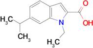 1-ethyl-6-(propan-2-yl)-1H-indole-2-carboxylic acid