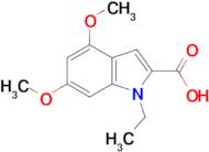 1-ethyl-4,6-dimethoxy-1H-indole-2-carboxylic acid