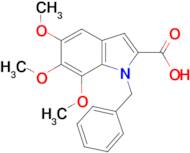 1-benzyl-5,6,7-trimethoxy-1H-indole-2-carboxylic acid