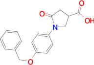 1-[4-(benzyloxy)phenyl]-5-oxopyrrolidine-3-carboxylic acid