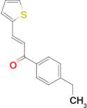 (2E)-1-(4-ethylphenyl)-3-(thiophen-2-yl)prop-2-en-1-one