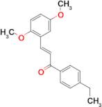 (2E)-3-(2,5-dimethoxyphenyl)-1-(4-ethylphenyl)prop-2-en-1-one