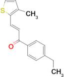 (2E)-1-(4-ethylphenyl)-3-(3-methylthiophen-2-yl)prop-2-en-1-one