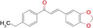 (2E)-3-(2H-1,3-benzodioxol-5-yl)-1-(4-ethylphenyl)prop-2-en-1-one