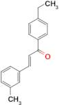 (2E)-1-(4-ethylphenyl)-3-(3-methylphenyl)prop-2-en-1-one