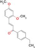 (2E)-3-(2,4-dimethoxyphenyl)-1-(4-ethylphenyl)prop-2-en-1-one