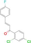 (2E)-1-(2,4-dichlorophenyl)-3-(4-fluorophenyl)prop-2-en-1-one