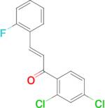 (2E)-1-(2,4-dichlorophenyl)-3-(2-fluorophenyl)prop-2-en-1-one