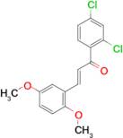 (2E)-1-(2,4-dichlorophenyl)-3-(2,5-dimethoxyphenyl)prop-2-en-1-one