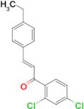 (2E)-1-(2,4-dichlorophenyl)-3-(4-ethylphenyl)prop-2-en-1-one