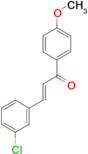 (2E)-3-(3-chlorophenyl)-1-(4-methoxyphenyl)prop-2-en-1-one