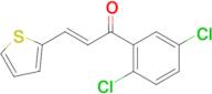 (2E)-1-(2,5-dichlorophenyl)-3-(thiophen-2-yl)prop-2-en-1-one