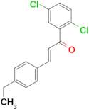 (2E)-1-(2,5-dichlorophenyl)-3-(4-ethylphenyl)prop-2-en-1-one