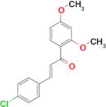 (2E)-3-(4-chlorophenyl)-1-(2,4-dimethoxyphenyl)prop-2-en-1-one