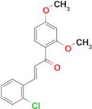 (2E)-3-(2-chlorophenyl)-1-(2,4-dimethoxyphenyl)prop-2-en-1-one