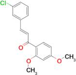 (2E)-3-(3-chlorophenyl)-1-(2,4-dimethoxyphenyl)prop-2-en-1-one