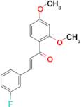 (2E)-1-(2,4-dimethoxyphenyl)-3-(3-fluorophenyl)prop-2-en-1-one