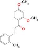 (2E)-1-(2,4-dimethoxyphenyl)-3-(2-methylphenyl)prop-2-en-1-one