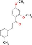 (2E)-1-(2,4-dimethoxyphenyl)-3-(3-methylphenyl)prop-2-en-1-one