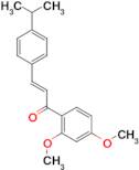 (2E)-1-(2,4-dimethoxyphenyl)-3-[4-(propan-2-yl)phenyl]prop-2-en-1-one