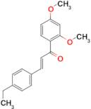 (2E)-1-(2,4-dimethoxyphenyl)-3-(4-ethylphenyl)prop-2-en-1-one