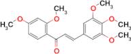 (2E)-1-(2,4-dimethoxyphenyl)-3-(3,4,5-trimethoxyphenyl)prop-2-en-1-one