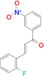 (2E)-3-(2-fluorophenyl)-1-(3-nitrophenyl)prop-2-en-1-one