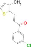 (2E)-1-(3-chlorophenyl)-3-(3-methylthiophen-2-yl)prop-2-en-1-one