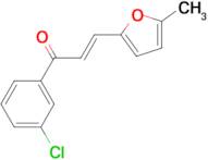 (2E)-1-(3-chlorophenyl)-3-(5-methylfuran-2-yl)prop-2-en-1-one