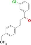 (2E)-1-(3-chlorophenyl)-3-(4-ethylphenyl)prop-2-en-1-one