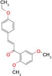 (2E)-1-(2,5-dimethoxyphenyl)-3-(4-ethoxyphenyl)prop-2-en-1-one