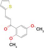 (2E)-1-(2,5-dimethoxyphenyl)-3-(thiophen-2-yl)prop-2-en-1-one