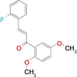 (2E)-1-(2,5-dimethoxyphenyl)-3-(2-fluorophenyl)prop-2-en-1-one
