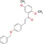 (2E)-3-[4-(benzyloxy)phenyl]-1-(2,5-dimethoxyphenyl)prop-2-en-1-one