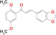 (2E)-3-(2H-1,3-benzodioxol-5-yl)-1-(2,5-dimethoxyphenyl)prop-2-en-1-one