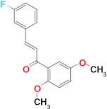 (2E)-1-(2,5-dimethoxyphenyl)-3-(3-fluorophenyl)prop-2-en-1-one