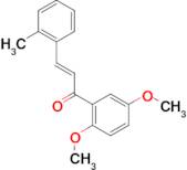 (2E)-1-(2,5-dimethoxyphenyl)-3-(2-methylphenyl)prop-2-en-1-one