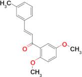 (2E)-1-(2,5-dimethoxyphenyl)-3-(3-methylphenyl)prop-2-en-1-one