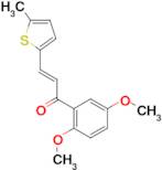 (2E)-1-(2,5-dimethoxyphenyl)-3-(5-methylthiophen-2-yl)prop-2-en-1-one