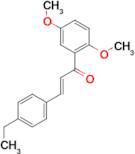 (2E)-1-(2,5-dimethoxyphenyl)-3-(4-ethylphenyl)prop-2-en-1-one