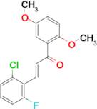 (2E)-3-(2-chloro-6-fluorophenyl)-1-(2,5-dimethoxyphenyl)prop-2-en-1-one