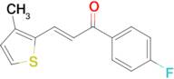 (2E)-1-(4-fluorophenyl)-3-(3-methylthiophen-2-yl)prop-2-en-1-one