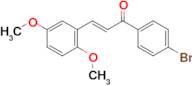 (2E)-1-(4-bromophenyl)-3-(2,5-dimethoxyphenyl)prop-2-en-1-one