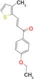 (2E)-1-(4-ethoxyphenyl)-3-(3-methylthiophen-2-yl)prop-2-en-1-one