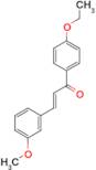 (2E)-1-(4-ethoxyphenyl)-3-(3-methoxyphenyl)prop-2-en-1-one