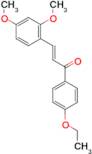 (2E)-3-(2,4-dimethoxyphenyl)-1-(4-ethoxyphenyl)prop-2-en-1-one