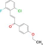 (2E)-3-(2-chloro-6-fluorophenyl)-1-(4-ethoxyphenyl)prop-2-en-1-one