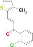 (2E)-1-(2-chlorophenyl)-3-(3-methylthiophen-2-yl)prop-2-en-1-one